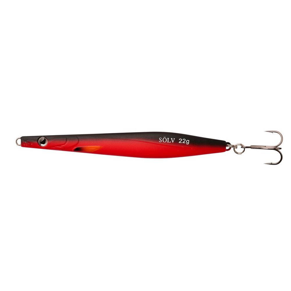 Se Sölv Spirr 8 cm / 14g Gennemløbsblink Matte Red hos Outdoor i Centrum