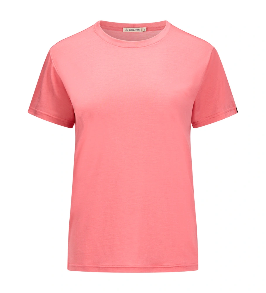 Aclima LightWool 140 Classic Tee T-Shirt W Sun Kissed Coral S billede