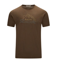 Aclima LightWool 140 Classic Tee Sunset T-Shirt M Dark Earth S