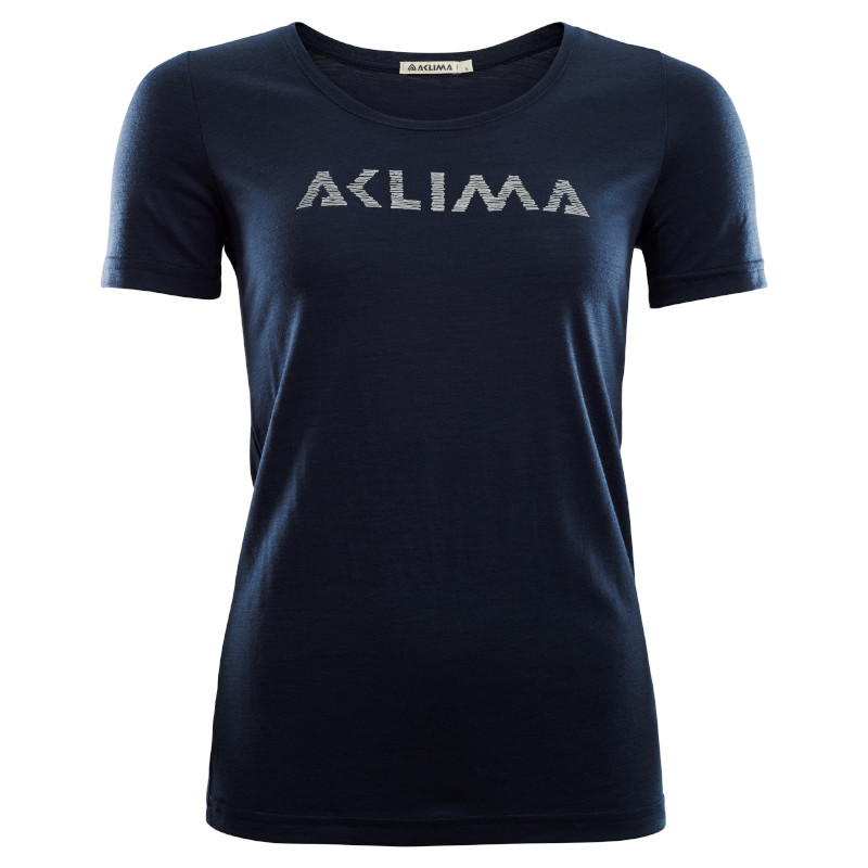 Se Aclima Logo Dame Lightwool T-Shirt XL hos Outdoor i Centrum