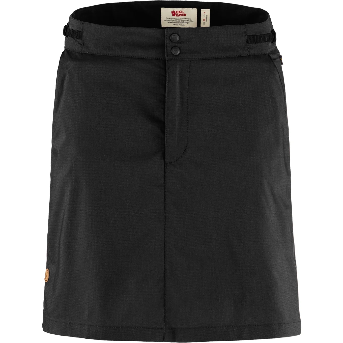 Billede af Fjällräven Abisko Hike Skort Black 36 hos Outdoor i Centrum