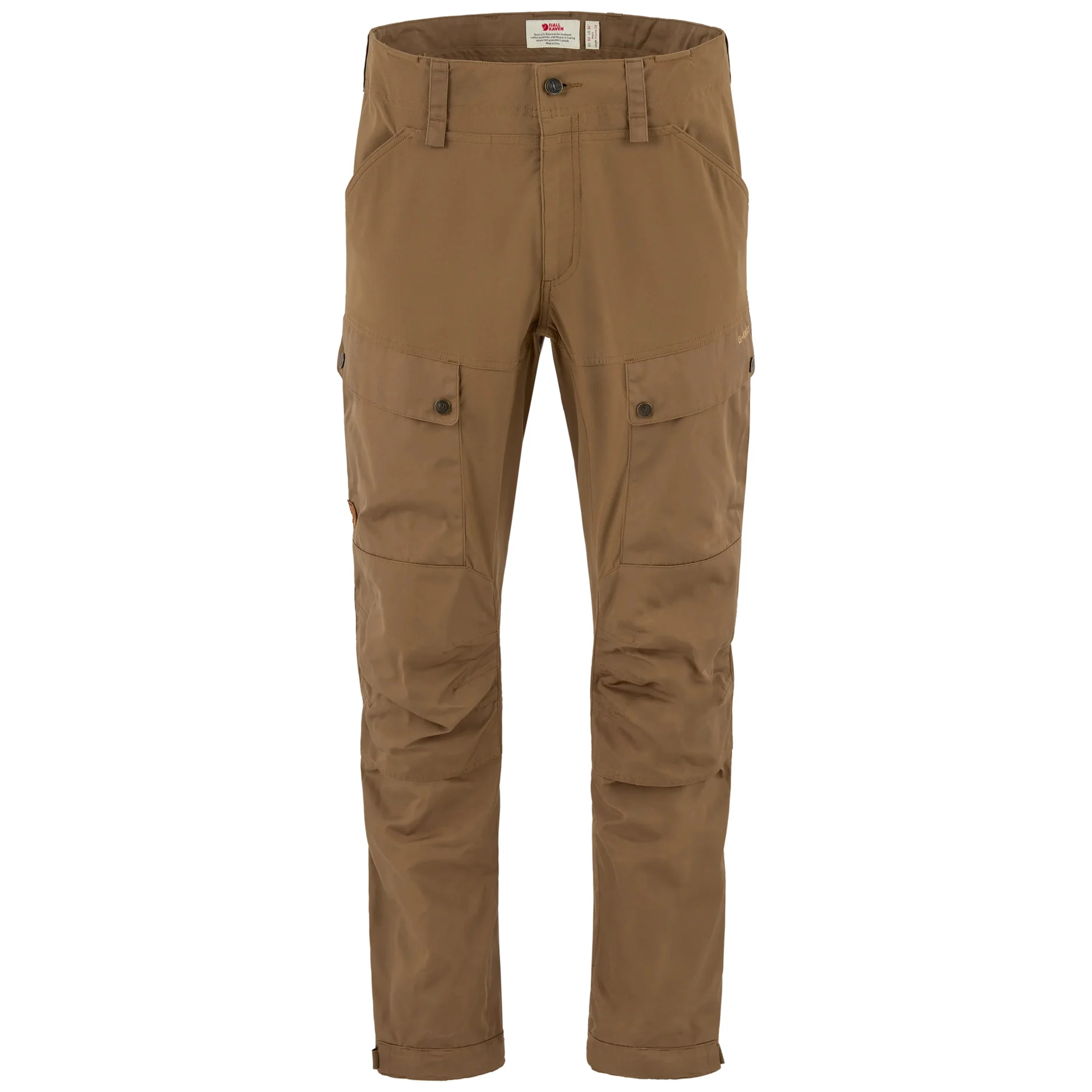 Fjällräven Keb Trousers Reg 2.0 Vandrebukser M Wood Brown 52