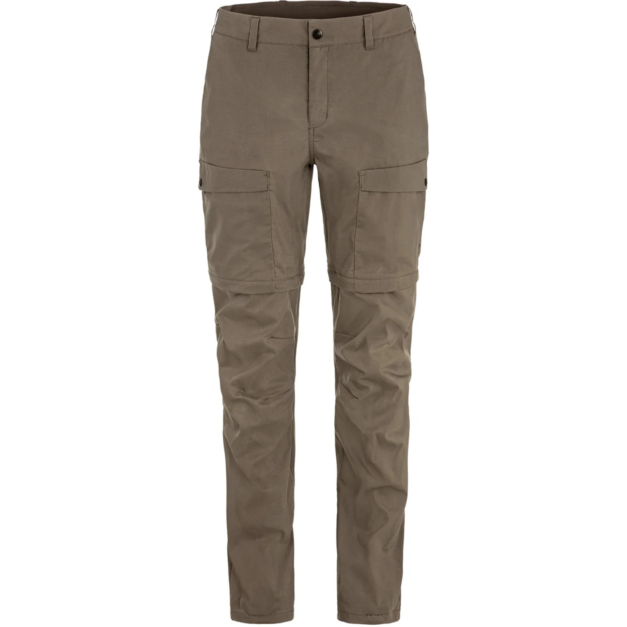 Fjällräven Womens Abisko Hybrid Trail Trousers Zip-off (Brun (SUEDE BROWN/244) 36)