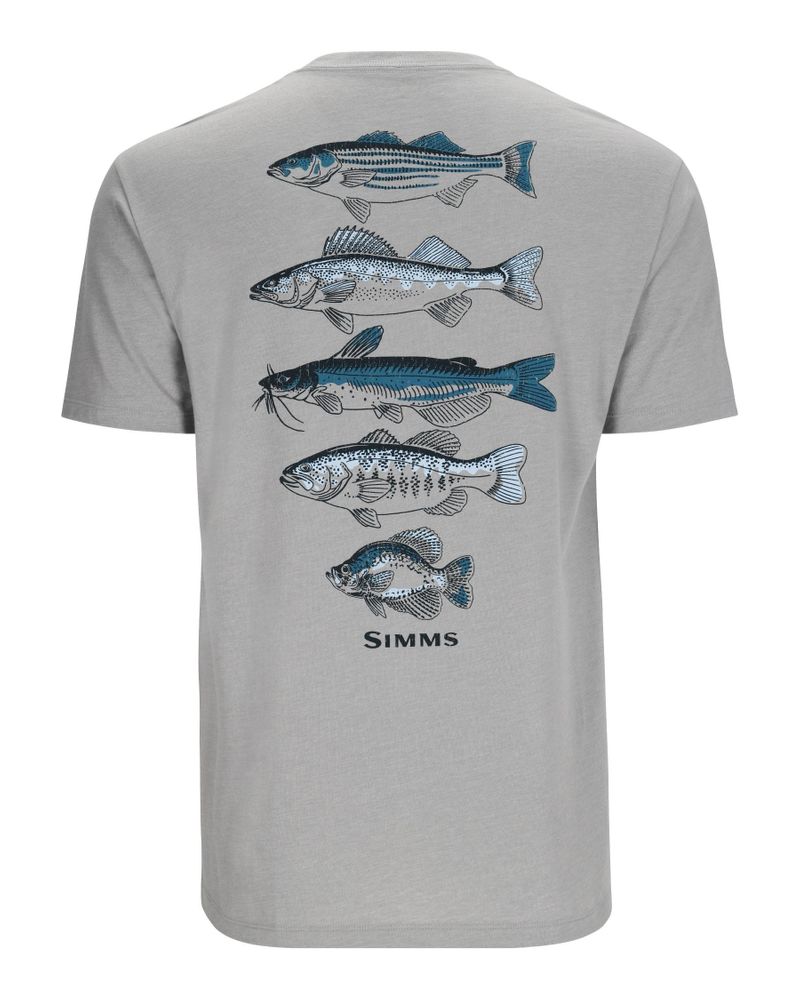 Simms Species T-Shirt Cinder Heather XL