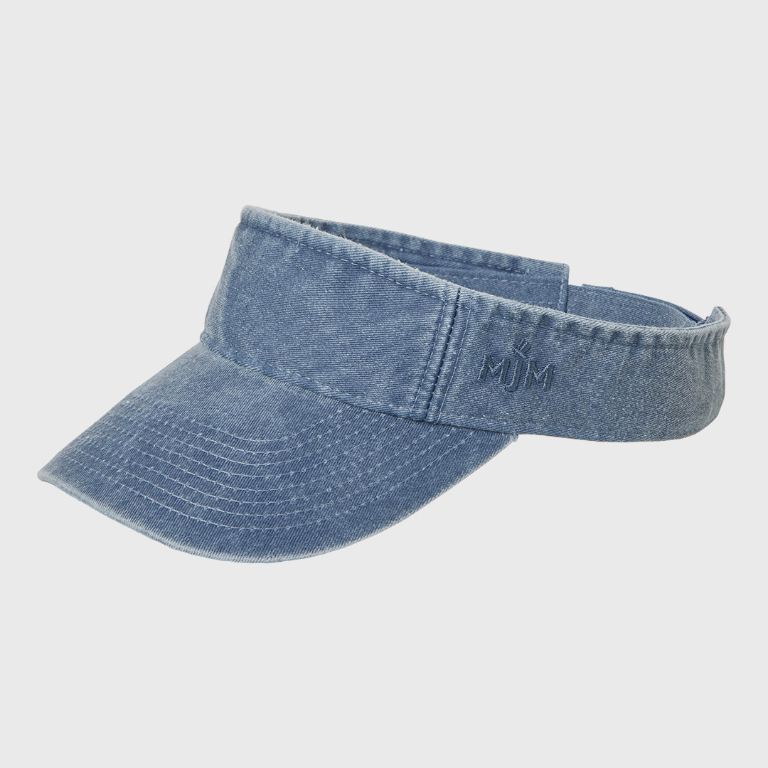 MJM Cotton Twill Visor Navy