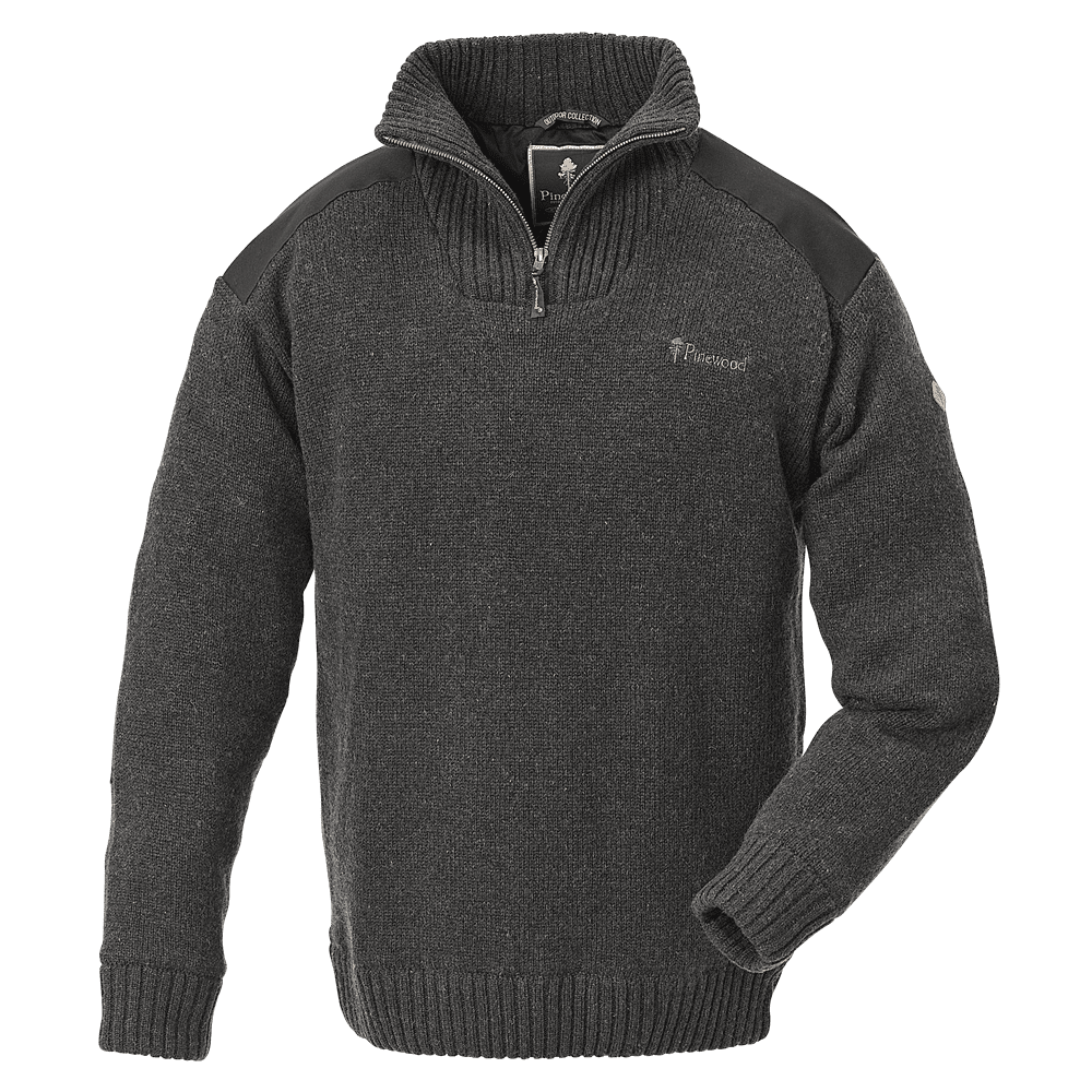 Pinewood Hurricane Sweater Grey Melange L