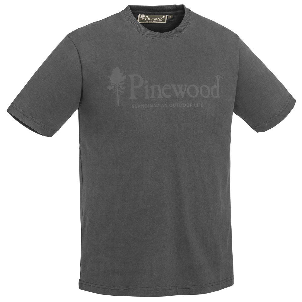 Pinewood Outdoor Life Herre T-shirt D. Anthracite XXL