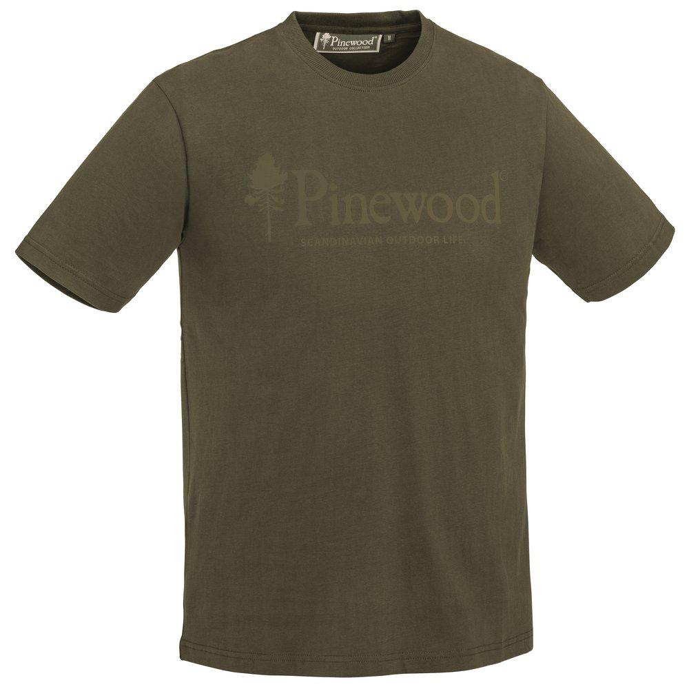#2 - Pinewood Outdoor Life Herre T-shirt Oliven L