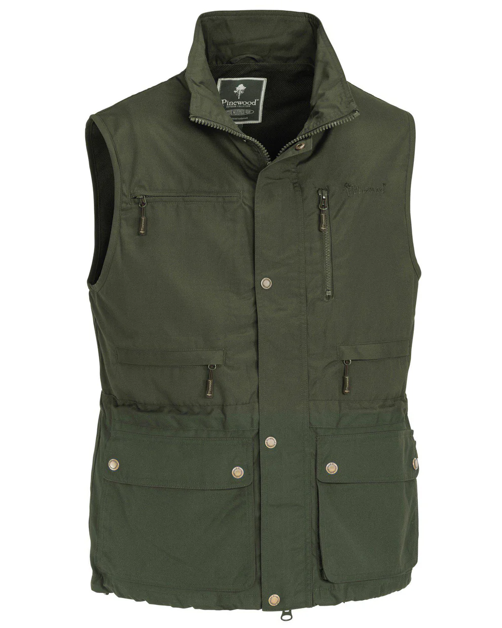 Pinewood Tiveden Vest Moss Green XXL