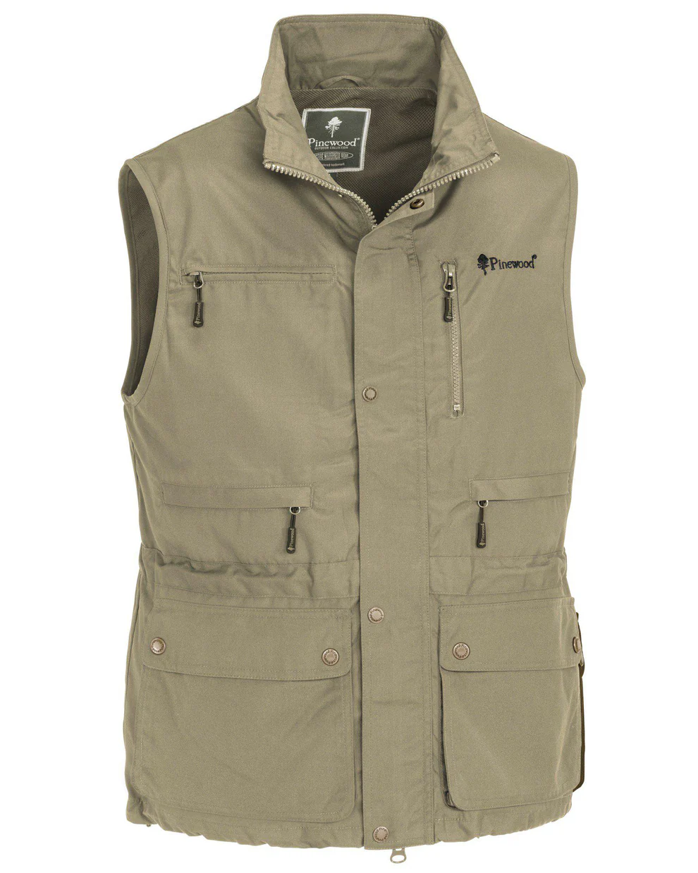 Pinewood Tiveden Vest Lys Khaki M
