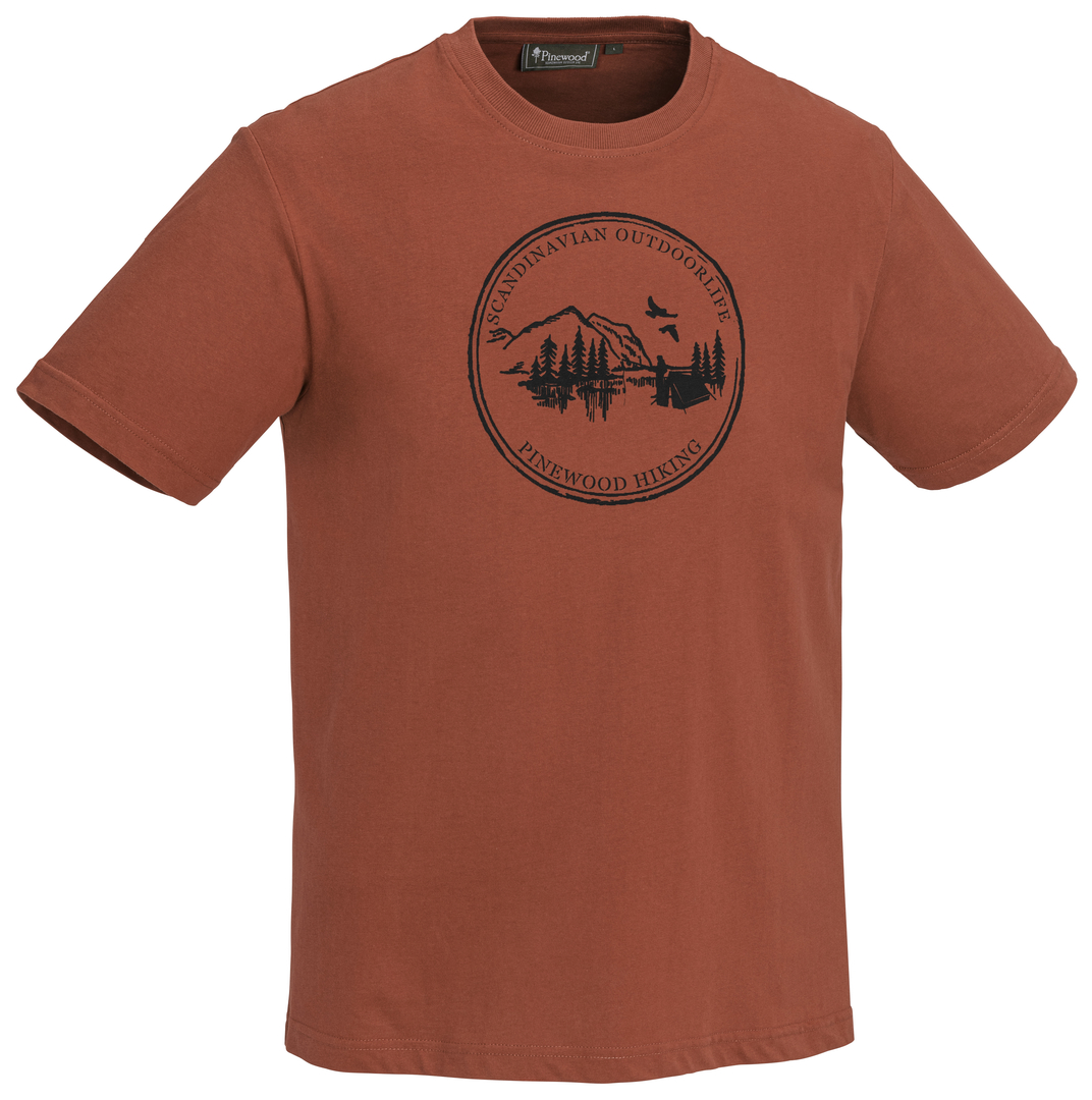 Pinewood Camp T-Shirt Terracotta M