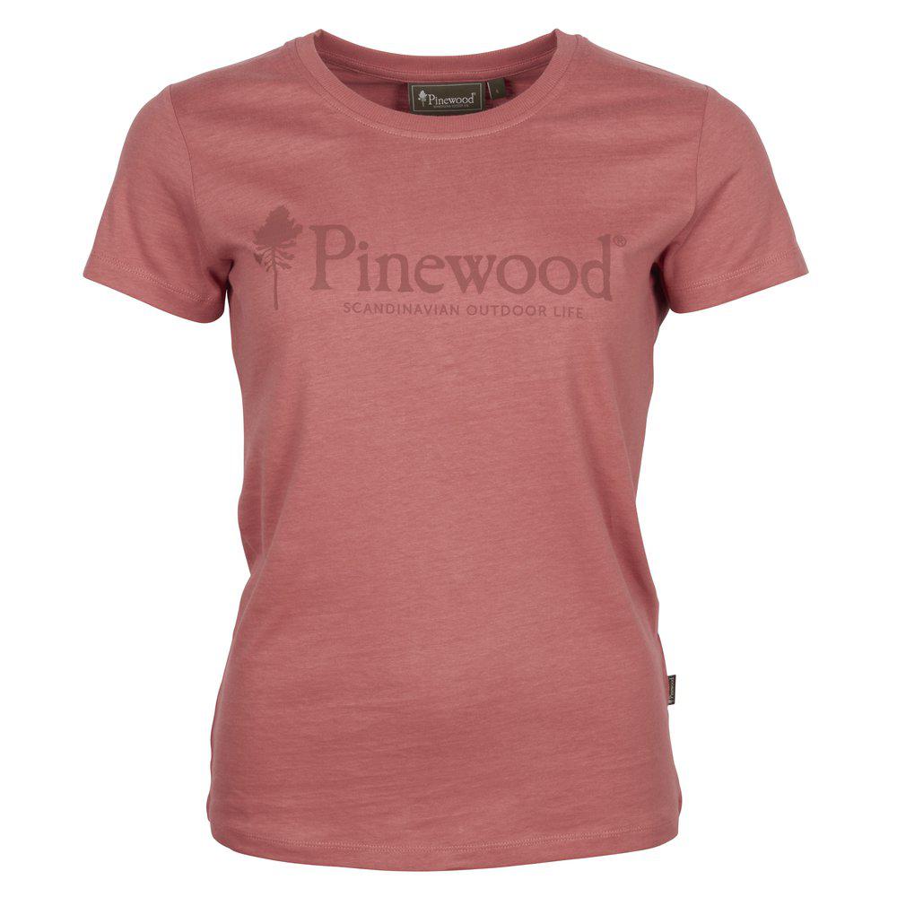 9: Pinewood Outdoor Life Dame T-Shirt  Pink M