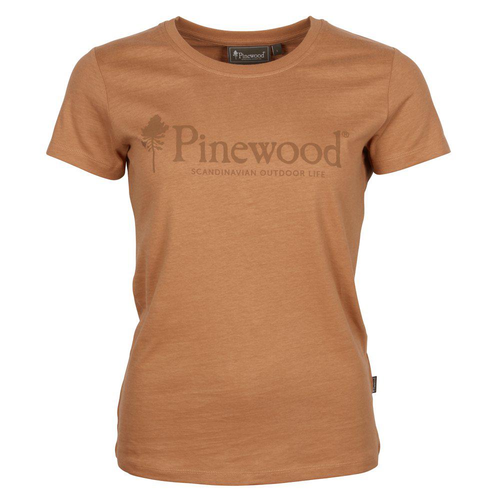4: Pinewood Outdoor Life Dame T-Shirt  Terracotta M