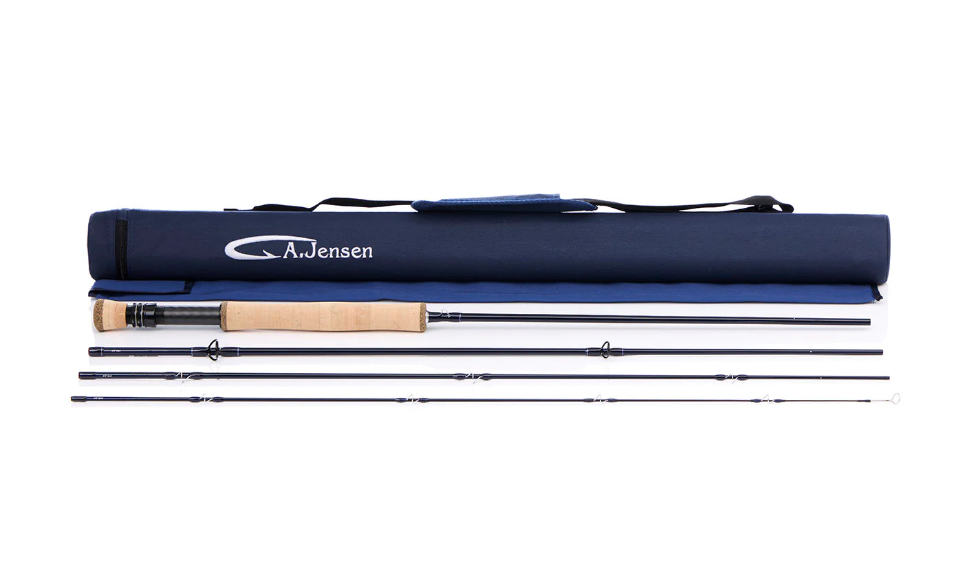 A jensen Rip Tide 9´ 4 Delt Fluestang 9´#5