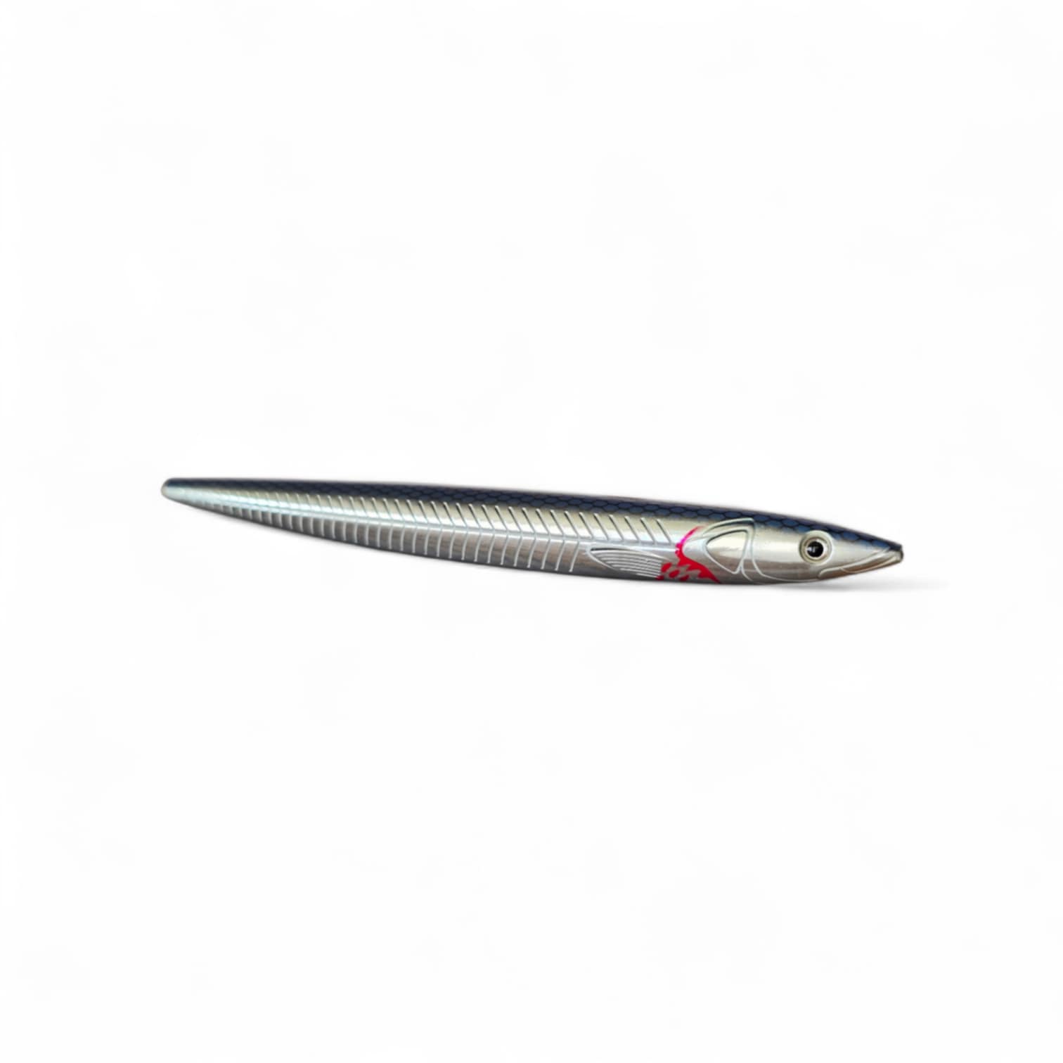 Sixty Lures Crazy Cuda 23g Shiny Minnow