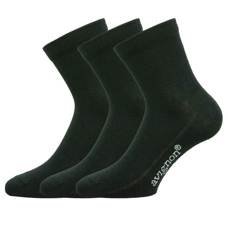 Avignon Vardag 3 pak 90% Merino Str�mpe