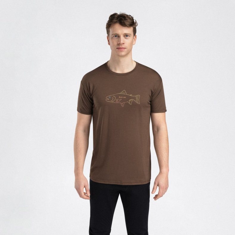 Aclima LightWool 140 Classic Tee Salmon M