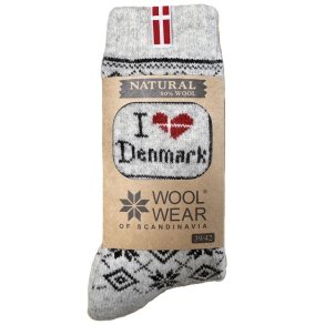 Charm I Love Denmark Uldsok