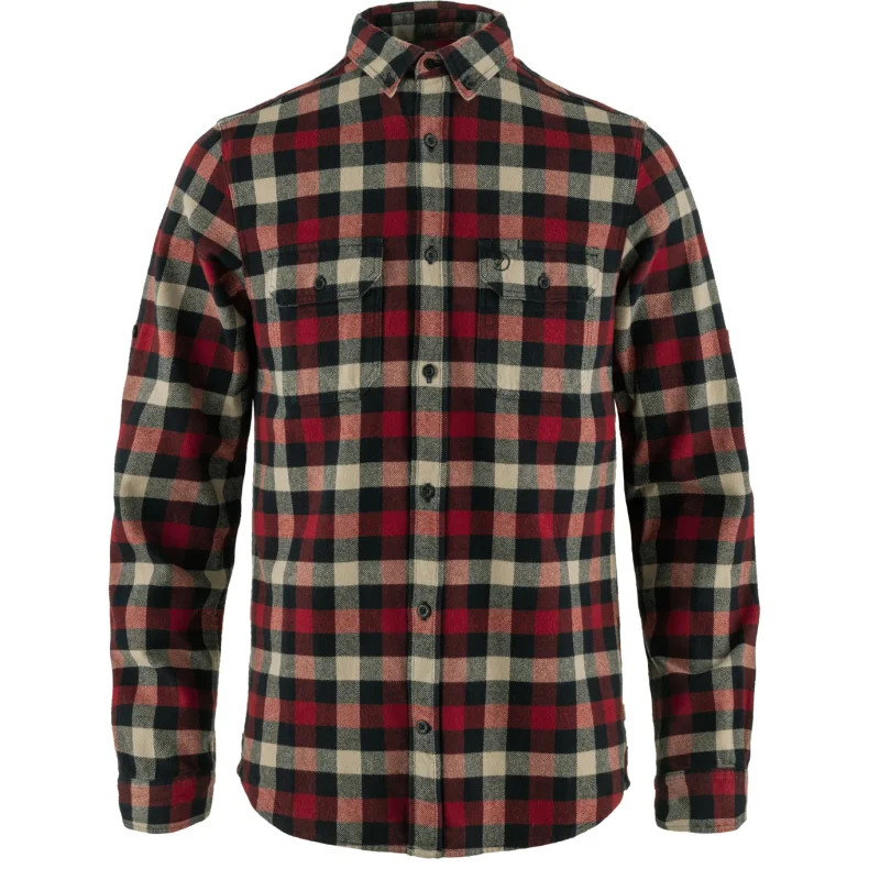 Fjllrven Skog Skjorte Herre Dark Navy-Red XXL