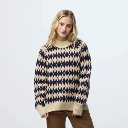 Fj�llr�ven �vik Jacquard Knit Sweater W