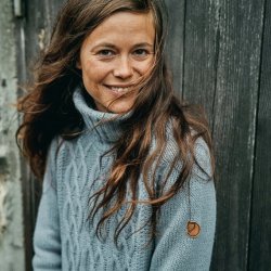 Fjllrven vik Cable Knit Roller Neck Dame