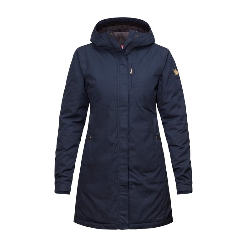 Fjllrven Kiruna Padded Parka W Dark Navy M