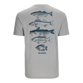 Simms Species T-Shirt Cinder Heather
