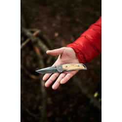 MFK VISA Lynx Curly Birch Foldekniv 