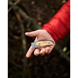 MFK VISA Lynx Curly Birch Foldekniv 