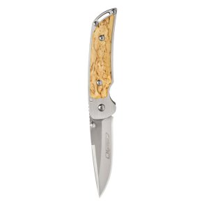 MFK VISA Lynx Curly Birch Foldekniv 