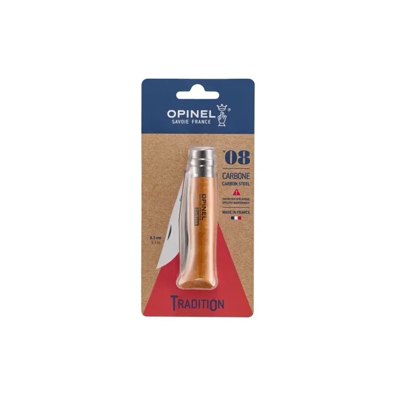 Opinel Carbone N 08 Kniv