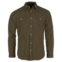 Pinewood Safari L/S Skjorte M Moss Green