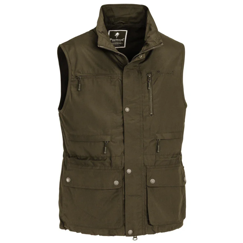 Pinewood Tiveden Vest Dark Olive M