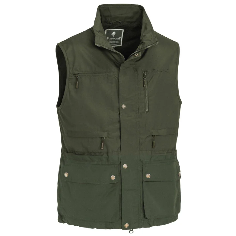 Pinewood Tiveden Vest Moss Green L