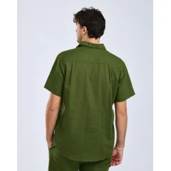 Pinewood V�rnamo Hemp Mix S/S Skjorte M