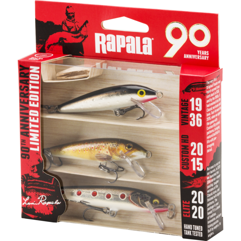 Rapala 90 Years floater 3-pack Small