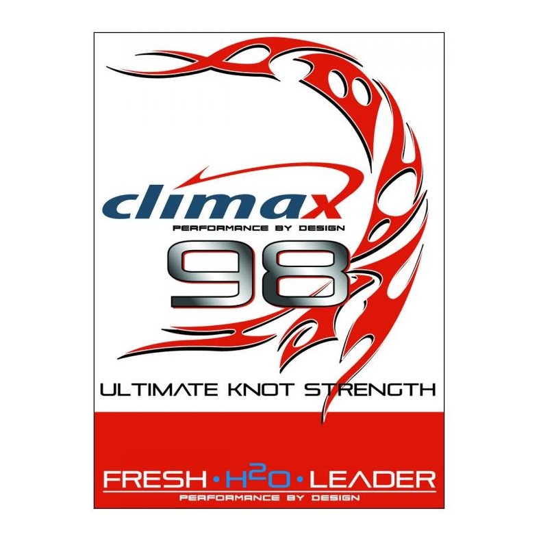 Climax 98 Salmon Leader 2 stk 12ft flueforfang