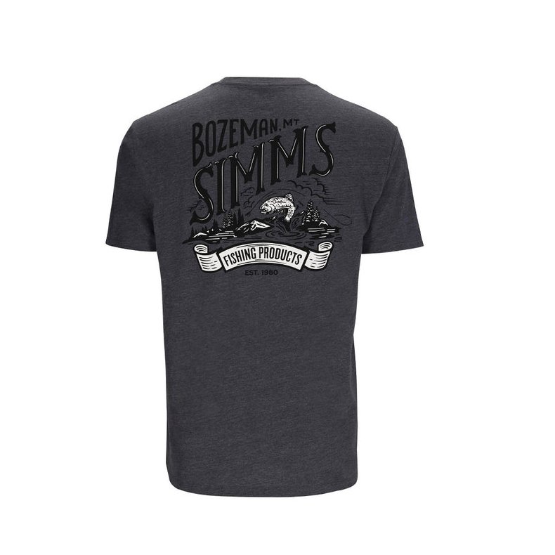 Simms Bozeman Scene T-Shirt Titanium