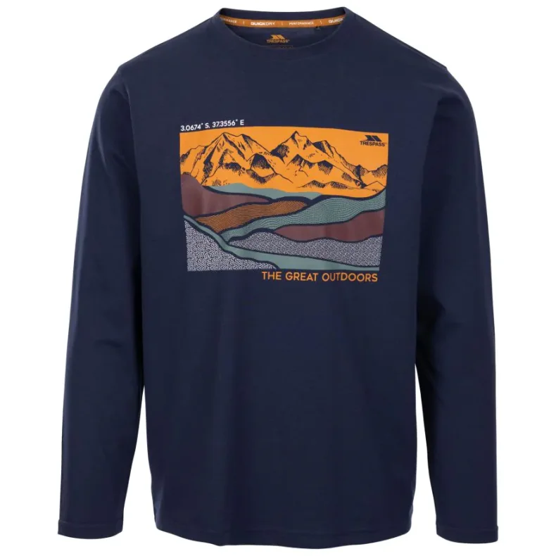 Trespass Flinder Herre L/S T-shirt