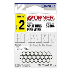 Owner Fine Wire Split Ring /  Springring