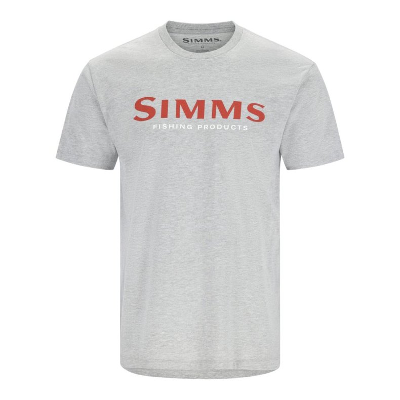 Simms Logo  T-shirt Grey Heather M