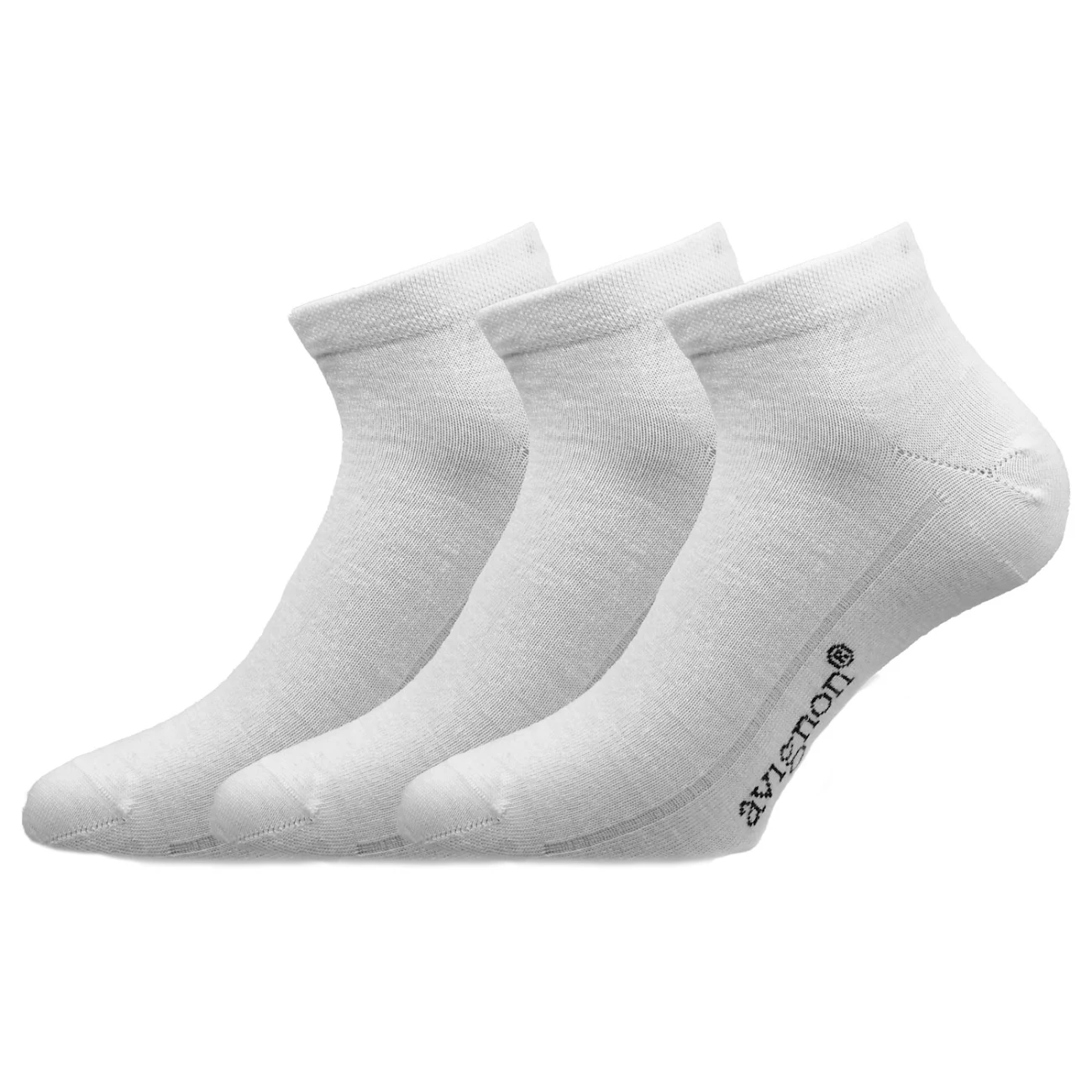 Avignon Vardag Ankel 3-pak 60% Merino Hvid 36-39