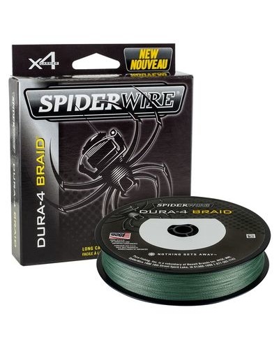 Se SpiderWire Dura 4 Moss Green 150m Fletline 0,25mm hos Outdoor i Centrum