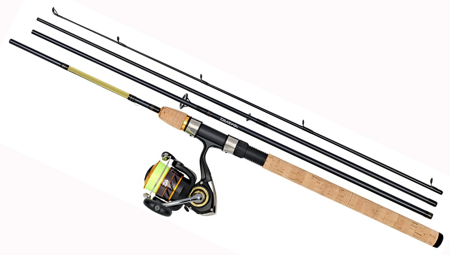 Daiwa Crossfire LT Gold Rush Fiskesæt Crossfire LT Gold Rush 10ft 20-60g 4 Delt
